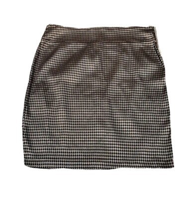 29-074 NWT Women's STUDIO WEST Skirt Flare Black/White Sz XL
