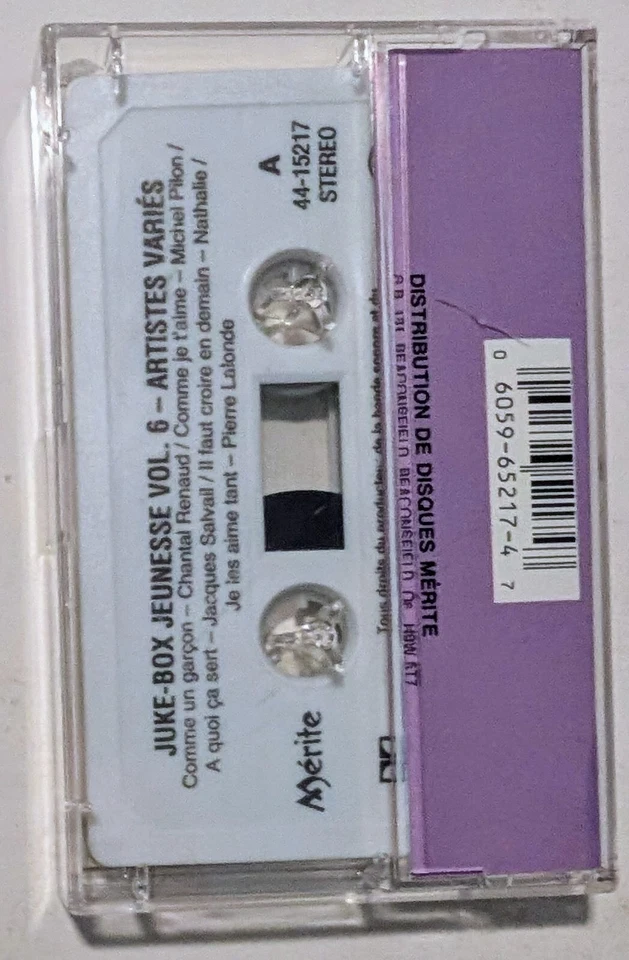 Various – Juke-Box Jeunesse Vol.6 - Canada - Cassette VG (Tested) - Image 3 of 4