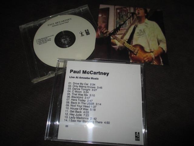 paul mccartney live at amoeba (RAREセット） Excellent] RARE Paul McCartney Live At Amoeba 3 CD Set From