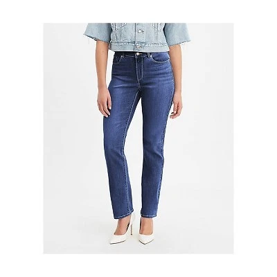 Levi's Women's Mid-Rise Classic Straight Jeans - Lapis Dark Horse 12