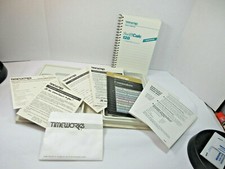 vintage 1983 Timeworks swift Calc 128 software Commodore 128 manual and box