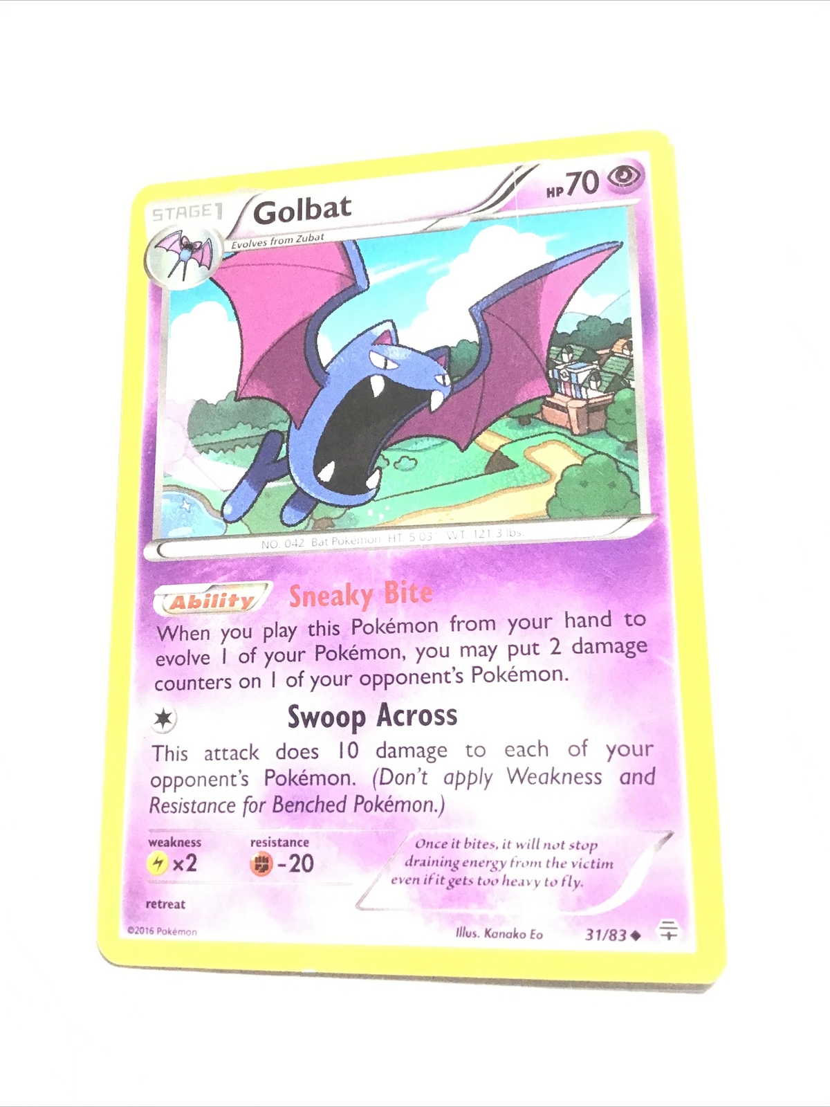 GOLBAT - 31/83 - XY GENERATIONS - Pokemon Card - PL