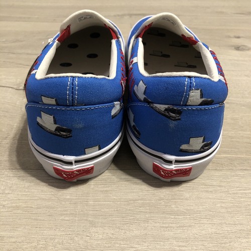 Vans Vault x Cali Thornhill DeWitt Classic Slip On Blue Mens 11 - Picture 4 of 7