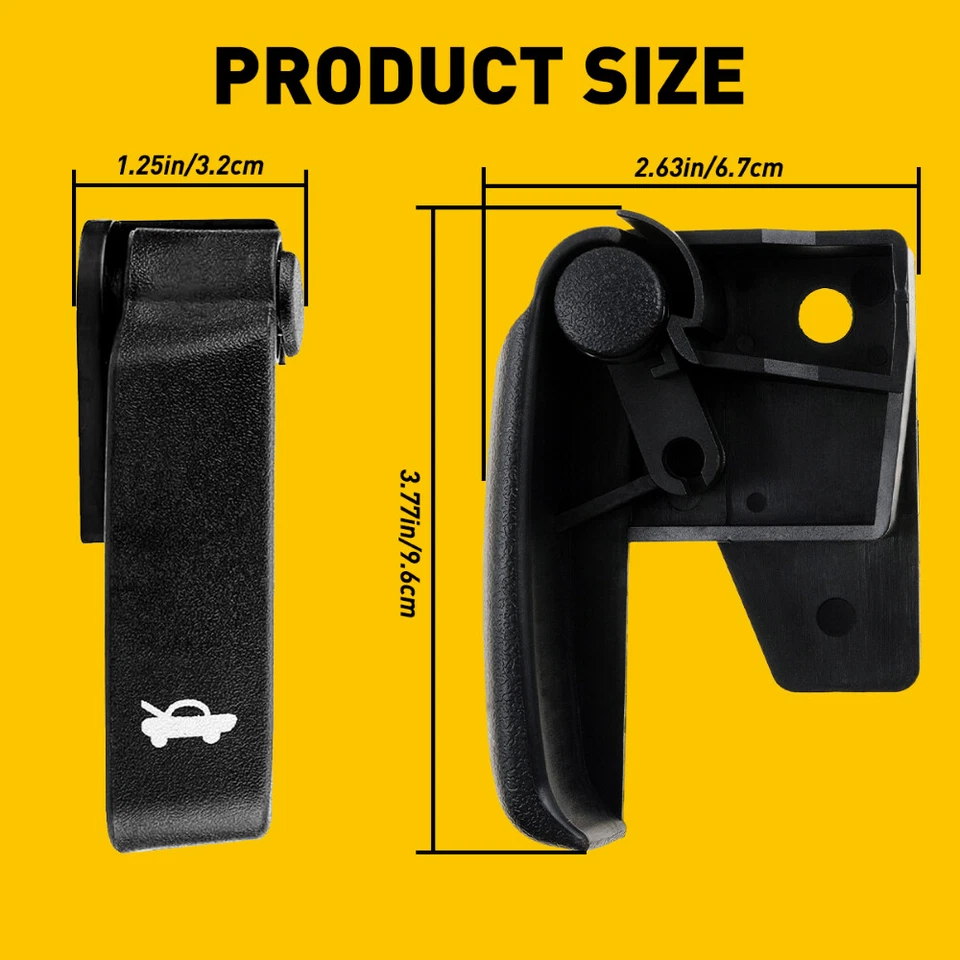 Manija de cierre de capó para camioneta Chevy GMC Silverado Tahoe Yukon 1999-2007 Foto 3 de 4