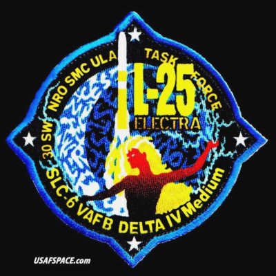 NROL-25-DELTA-IV Launch VAFB ULA USAF DOD NRO Classified SATELLITE Mission PATCH