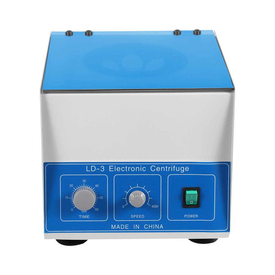 6*50ml LD-3 Electric Benchtop Centrifuge Lab Medical Practice Machine ...
