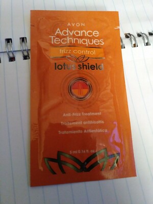 Avon Advanced Techniques Frizz Control LOTUS SHIELD Sample .04 fl Hair Treatment