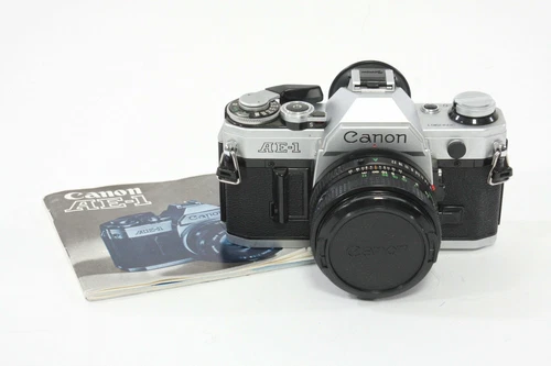 Canon AE-1 with 50mm F1.8 lens