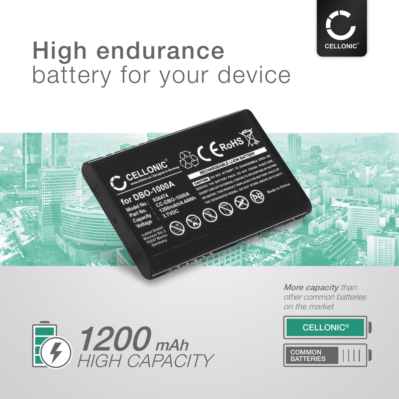 Batterie pour Doro 1370 6040 6060 2404 1372 1200mAh eBay