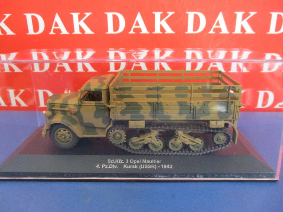 Die cast 1/43 Modellino Camion Opel Maultier Sd.Kfz.3 - 4 Pz. Div. Kursk 1943 - Immagine 4 di 4