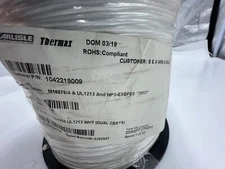 Carlisle 1119109 M16878/4 22AWG,2500ft PTFE Insulated Cable, 600V,Silver Plated