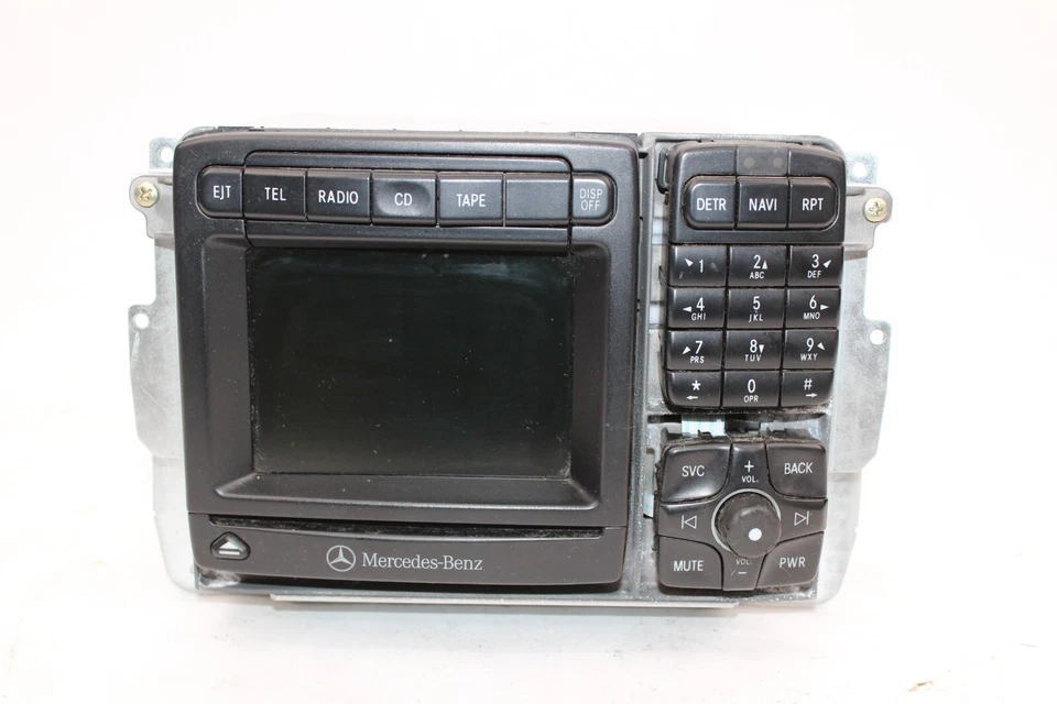 MERCEDES W215 S500 CL55 AMG 2000-2002 PANTALLA DE NAVEGACIÓN RADIO UNIDAD PRINCIPAL PANTALLA Foto 2 de 4