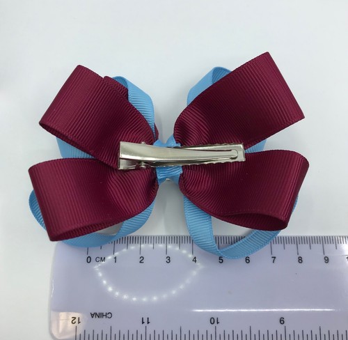 Wine and Light Blue School Hair Accessories - Picture 29 of 74