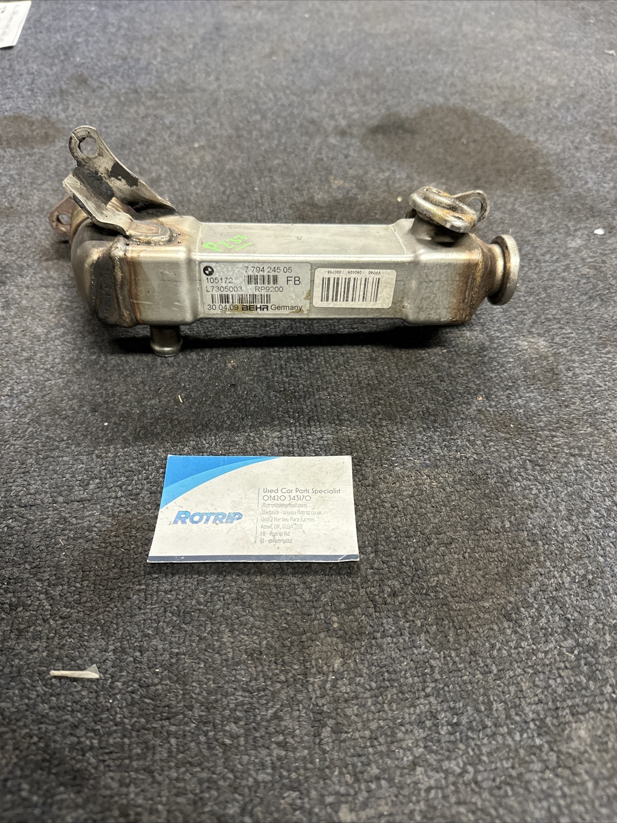 BMW E60/E61 5 Series (530D - M57N2) Exhaust EGR Cooler #7794245 | eBay