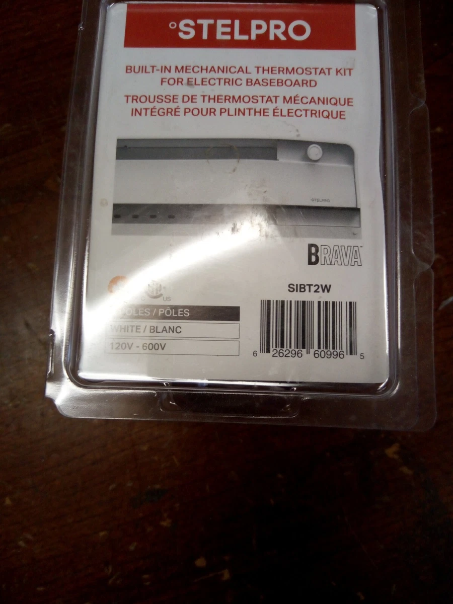 Stelpro BUILT-IN THERMOSTAT KIT BASEBOARD HEATER S1BT2W WHITE 600V. NEW |  eBay