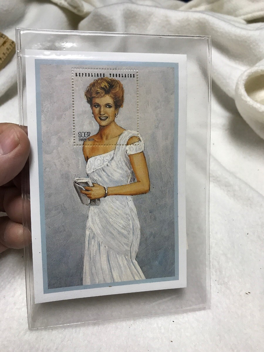 PRINCESS DIANA Sheet w/ Postage Stamp 