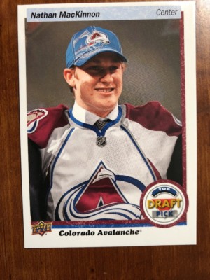 2018 UD Hockey Draft Day Top Draft Pick #Draft-47 Nathan MacKinnon