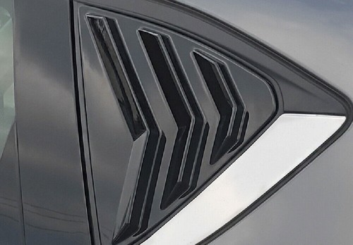 For Mazda CX-5 2017-24 Glossy Black Side Vent Window Scoop Louver Cover Cap Trim - Picture 5 of 8