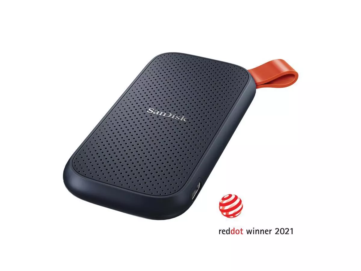 SanDisk Portable SSD 1TB USB 3.2 Gen 2, USB-C SDSSDE30-1T00-G26 