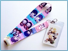 Demon Slayer Lanyard Keychain Neck Strap w/ ID Card Holder Chibi Inosuke A New