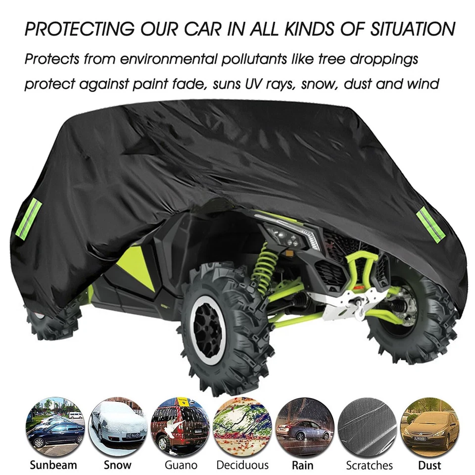 Cubierta de almacenamiento UTV para Can Am Commander 800 1000 R XT impermeable para todo tipo de clima Foto 2 de 4