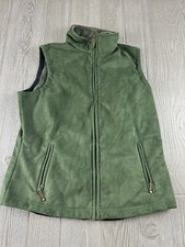 Woolrich Women Green Vest Soft Womens Size Large