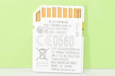 Toshiba FlashAir W-02 16GB / wireless LAN Wifi SD card 