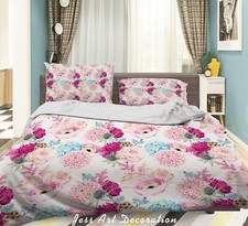 3D Floral Fruit Pattern Colorful Quilt Cover Set Duvet Cover Bedding Pillowcases