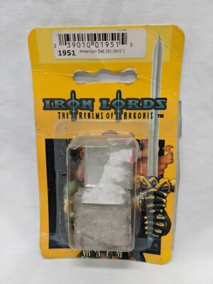 RAFM Iron Lords The Realms Of Arkonis American Set (6) (6x1'') Metal Bases