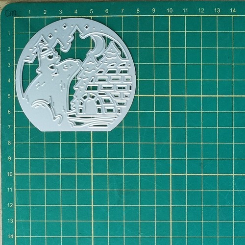 Bola de nieve de Navidad troquel de corte de metal troqueles de papel para álbumes de recortes fabricación de tarjetas artesanales - Imagen 9 de 11