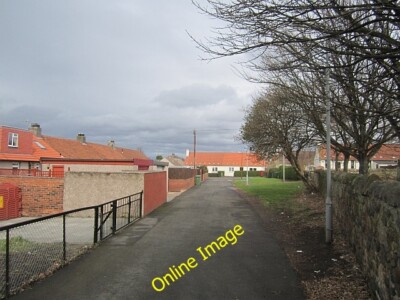 Photo 6x4 Lane behind South Crescent Prestonpans Between houses and a spo c2013