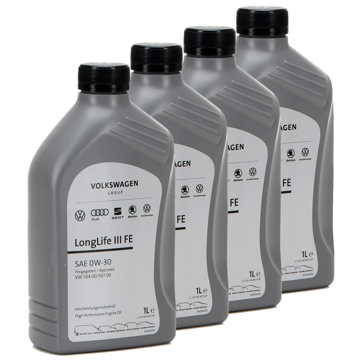 4L 4 Liter ORIGINAL Audi Seat Skoda VW Motoröl Öl 0W30 LONGLIFE 