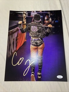 11x14 WWW NXT Photo Cora Jade Signed Auto Autograph Caboose JSA