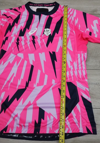 Stade Francais Paris Rugby Away Shirt 2018/2019 - Asics XL Pro Player Jersey Top - Picture 6 of 11