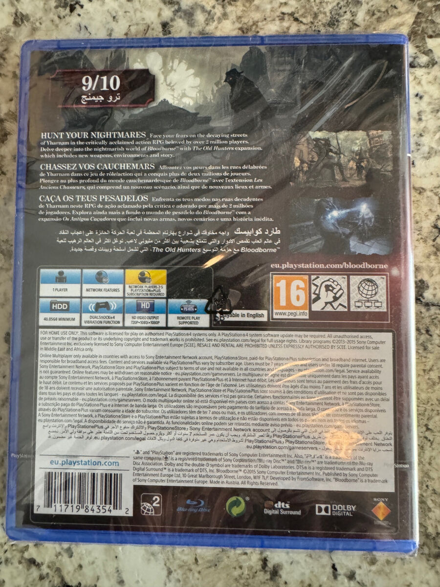 Bloodborne GOTY PS4 Brand New Factory Sealed Game of the Bloodborne GOTY PS4 Brand New Factory Sealed Game of the