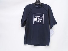 JET PILOT JP17530-S-BLK RASH GUARD ACTIVE TOP / SHIRT MENS SMALL BLACK