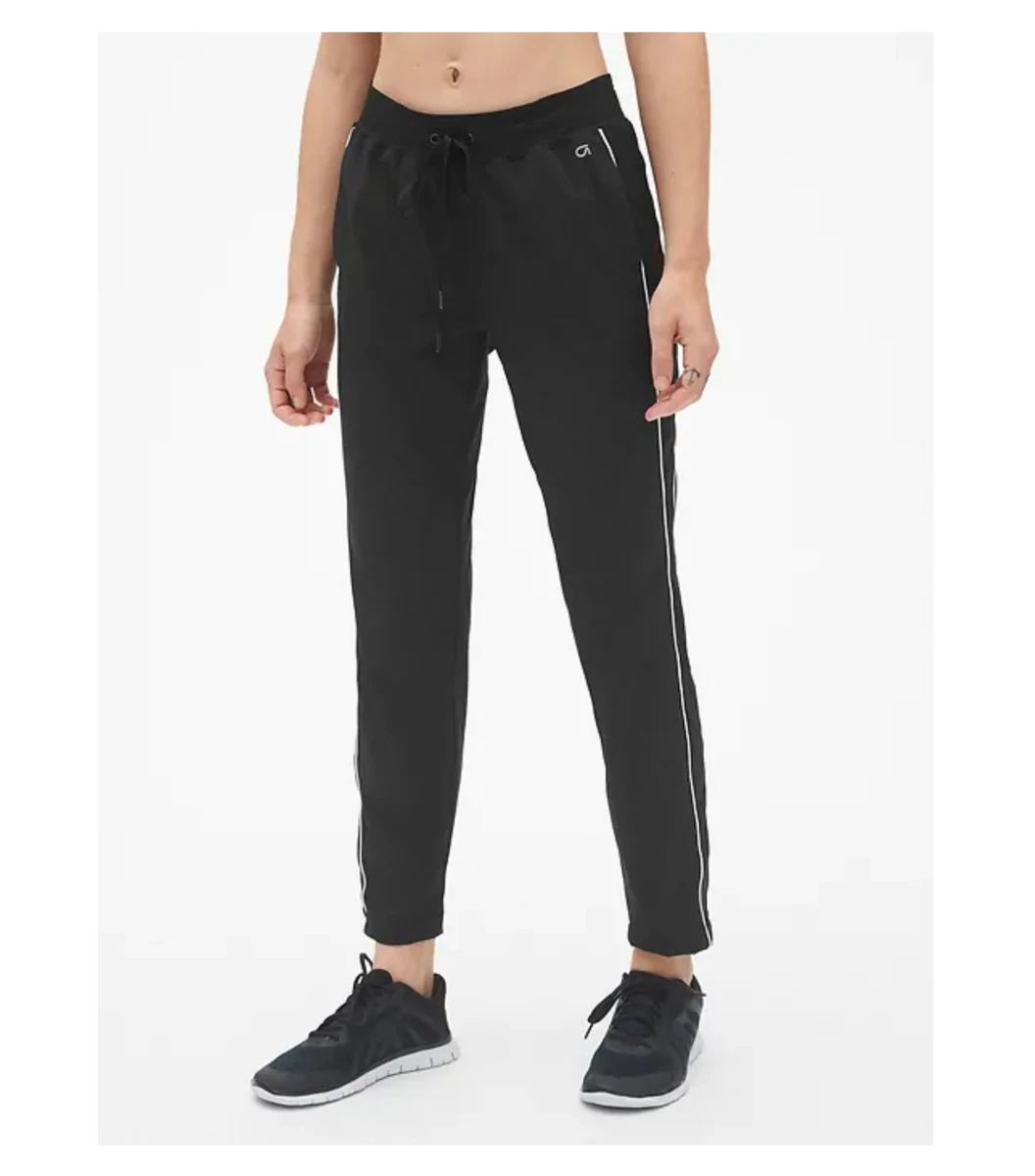 Black pants side stripe deals