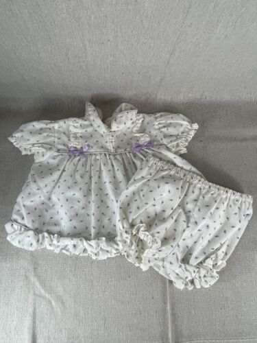 Vintage Alexis Baby 3 Monate Kleid Windelhülle 2-teiliges Set ** LESEN ** Lavendel
