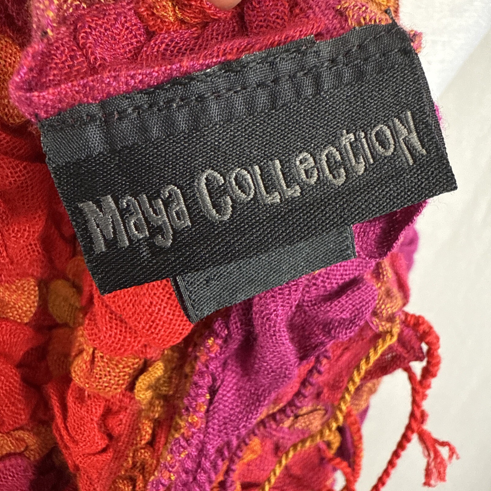 Maya Collection Multi Color Rectangle Embroidered… - image 3