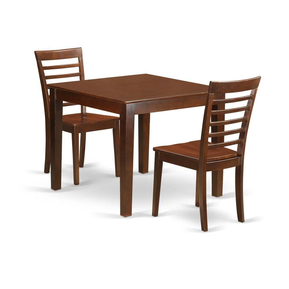 3 PcKitchen Table set with a Dining Table and 2 Dining Chairs in... - Image 4 of 4