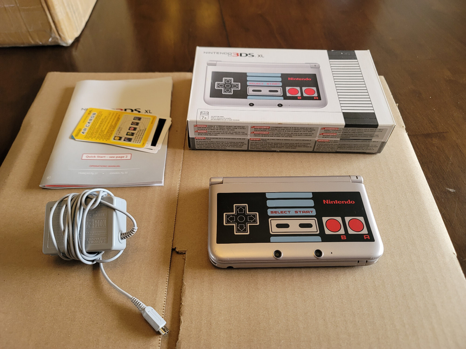 Nintendo 3DS XL Retro NES Edition Console System. Tested Working