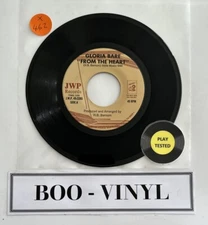 Gloria Bare - From The Heart 7” Soul Funk Vinyl Record VG+ Condition