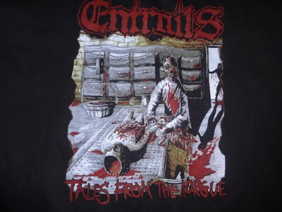 Entrails Zipper Hoodie Sweatshirt Sweden Death Metal Entombed Demigod Master #