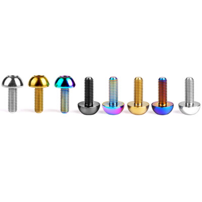 Titanium Bolt M6x17mm Button Hex Head Scerw Motorcycle Disc