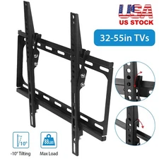 TV Wall Mount Tilt Dual Arm TV Mount Brackets Maximum VESA 400x400mm For 32"-55"