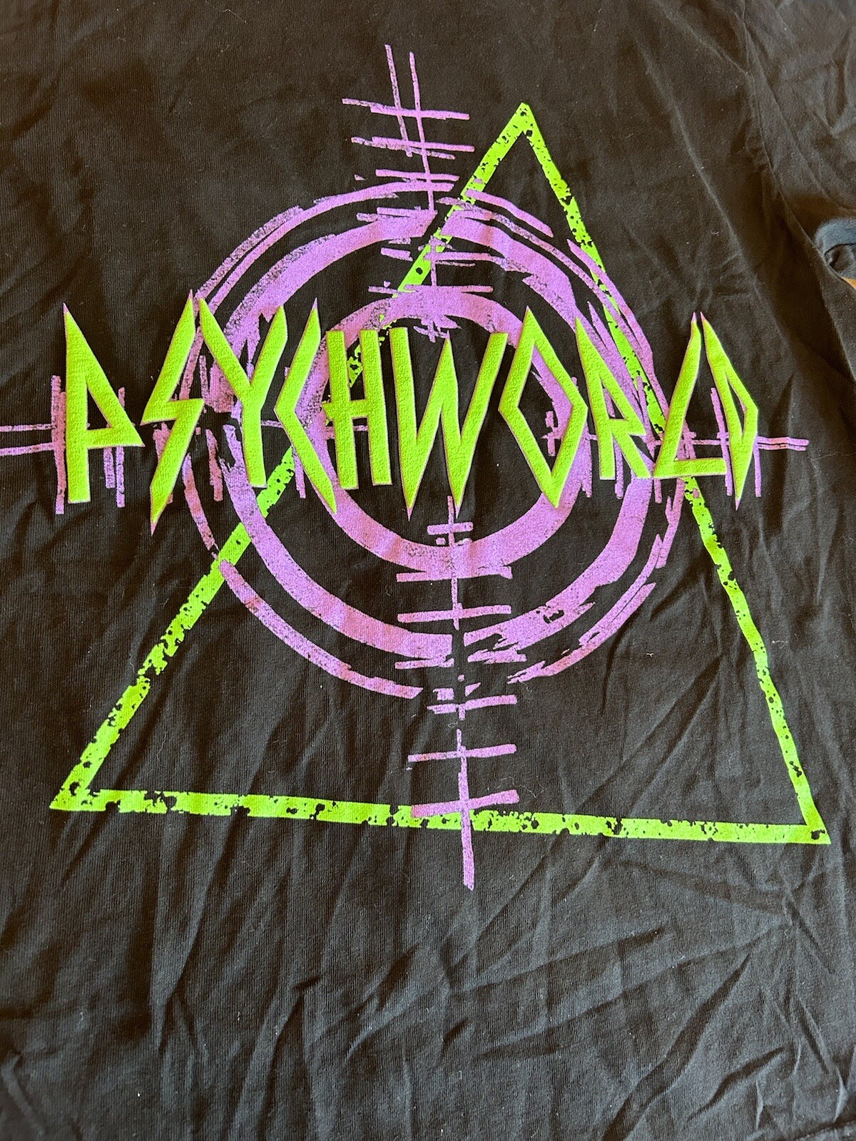 RARE Psychoworld x Trippe Redd Black Tee image 3