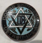 1920'S DODGE BROTHERS DETROIT USAPORCELAIN AUTO RADIATOR CAP CAR EMBLEM VINTAGE