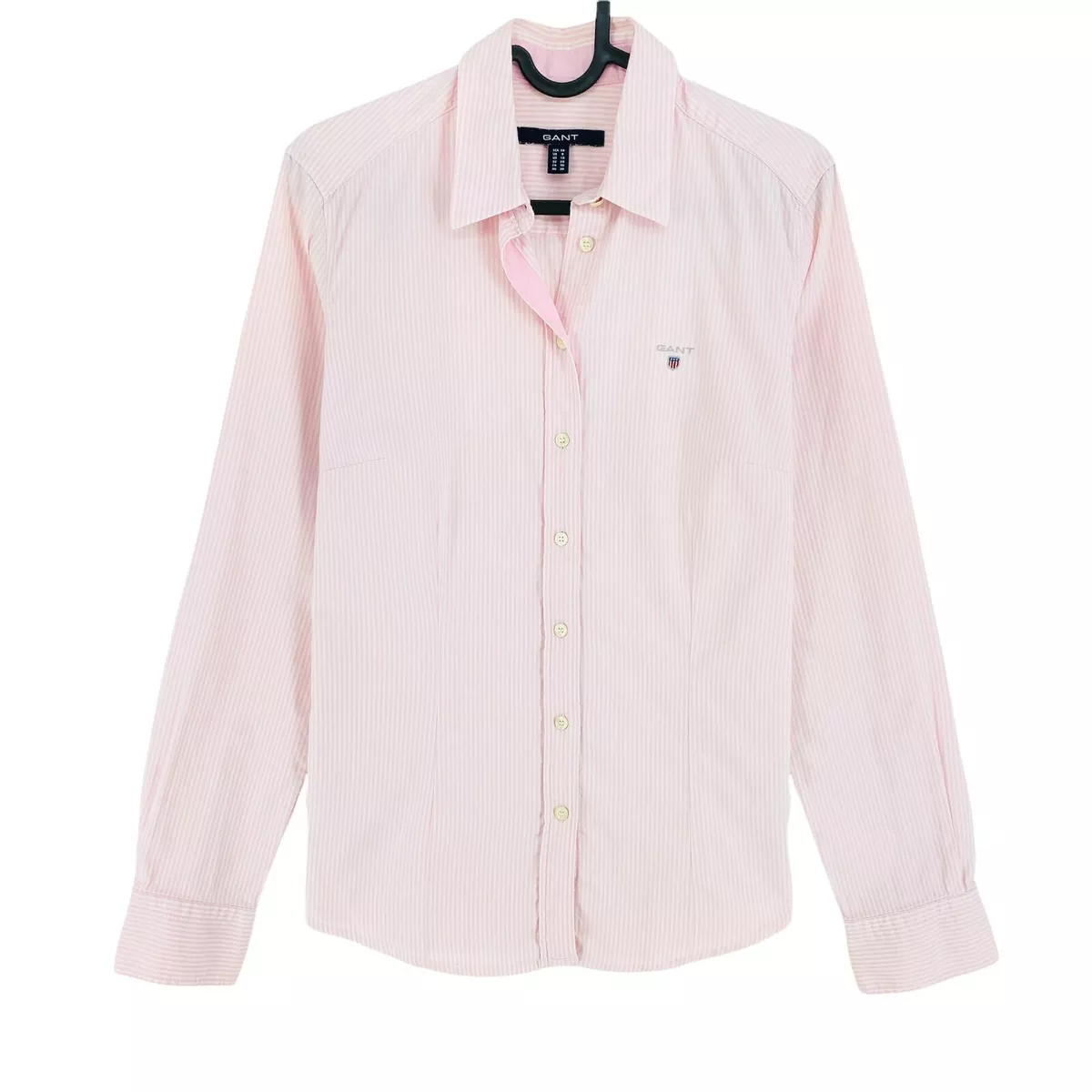 GANT Pink Striped Shirt Size EU 38 UK 12 US 8 | eBay