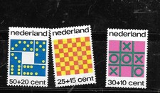 NETHERLANDS DUTCH SC#B497-8, B500 1973 MNH XF OLD SEMI-POSTAL STAMP SET