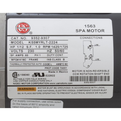 Pump, Circ, Gecko Aqua Flo CMHP, 1/15hp, 230v, 1-1/2", OEM : 02093001-2010 - Picture 3 of 7